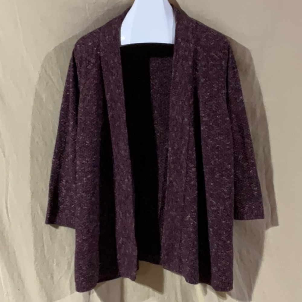 CJ Banks Size 3X Sweater with 3/4 Length Sleeves